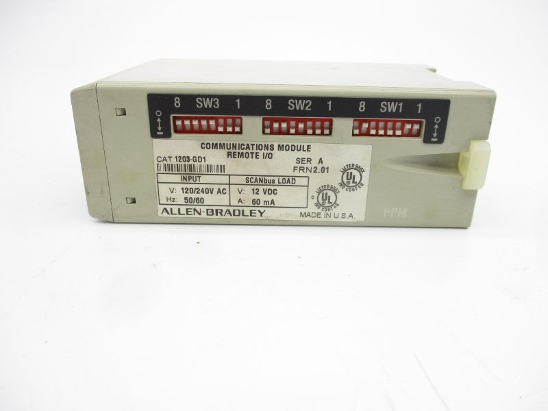 ALLEN BRADLEY 1203-GD1 SER. A F/W 2.01 120/240VAC UNMP