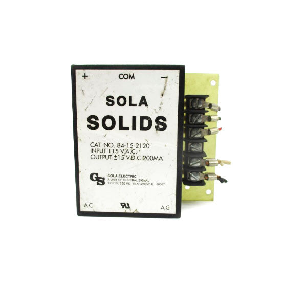 SOLA 84-15-2120 115VAC UNMP