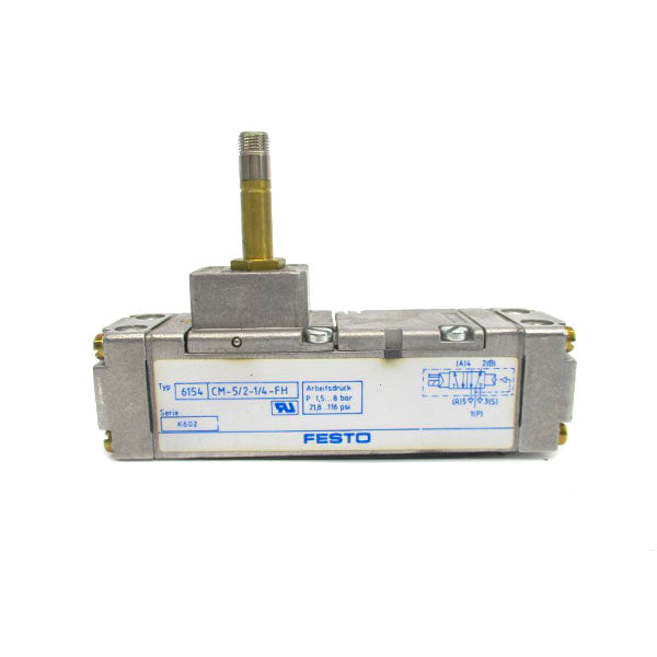 FESTO 6154 CM-5/2-1/4-FH 116PSI UNMP