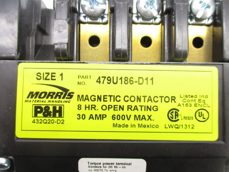 MORRIS 479U186D11 110-120/220-240VAC NSMP