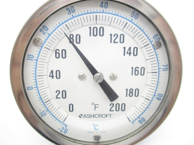 ASHCROFT 30EI60R025 0-200F 3" NSMP