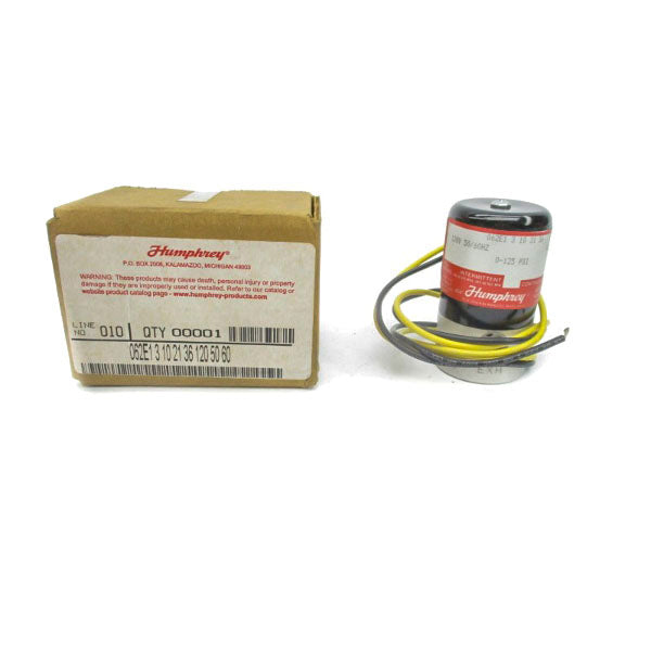 HUMPHREY 062E13102136 120V 0-125PSI NSMP