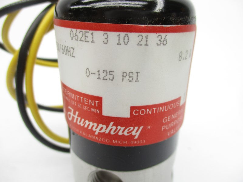 HUMPHREY 062E13102136 120V 0-125PSI NSMP