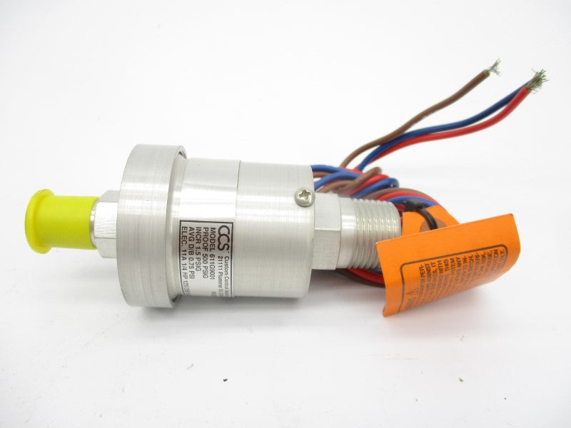 CUSTOM CONTROL 611G9001 125/250VAC 11A 500PSI NSMP