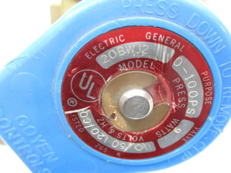 GOYEN 20BWJ2 120V 0-100PSI NSNP