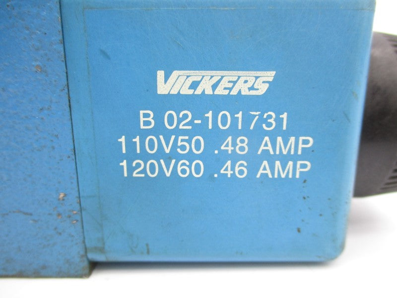 VICKERS DG4V-3S-2A-M-FW-B5-60-EN21 02-135355 110/120V .48/.46A 5000PSI UNMP