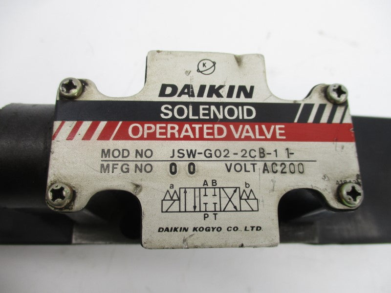 DAIKIN KOGYO JSW-G02-2CB-11 200VAC UNMP