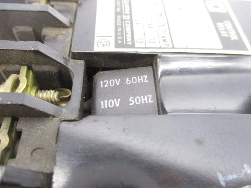 SQUARE D 8501G030 SER. D 110/120V UNMP