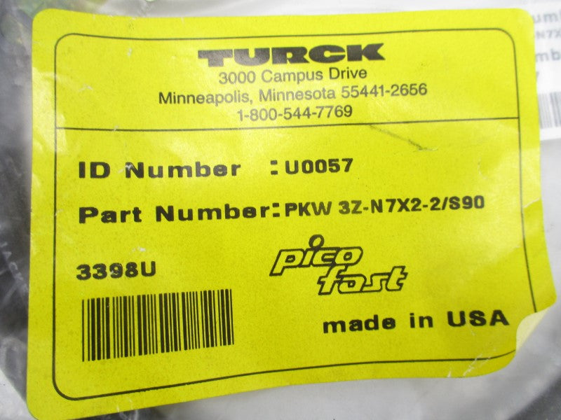 TURCK PKW3Z-N7X2-2/S90 U0057 NSMP