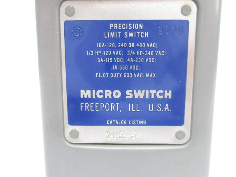 MICRO SWITCH 205LS1 600VAC NSNP