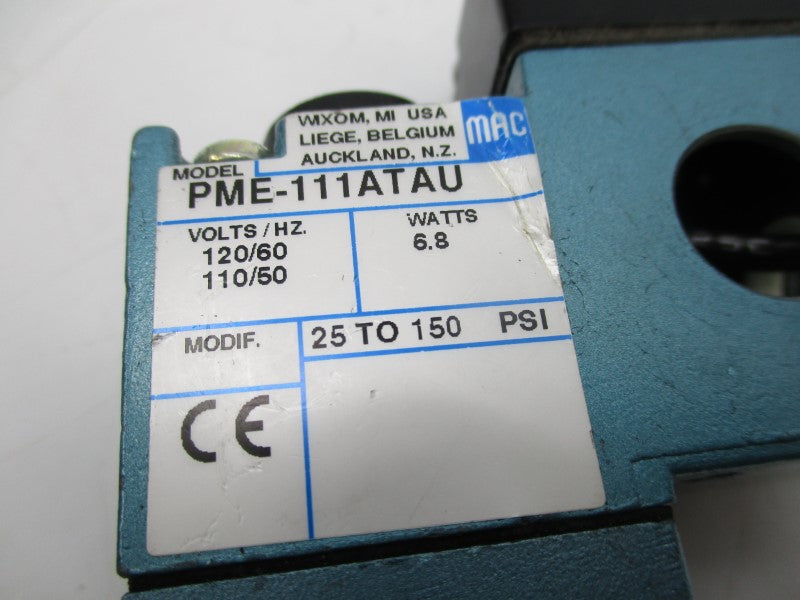 MAC PME-111ATAU 110/120V 25-150PSI UNMP