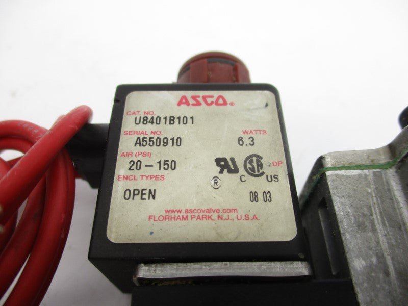 ASCO U8401B101 110/120V 20-150PSI NSNP