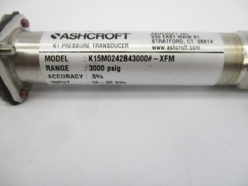 ASHCROFT K15M0242B43000#-XFM 10-30VDC 4500PSI NSNP