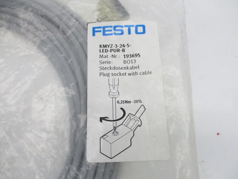 FESTO KMYZ-3-24-5-LED-PUR-B 193695 NSMP