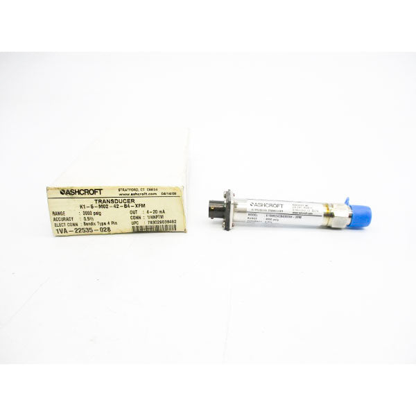 ASHCROFT K1-5-M02-42-B4-XFM 10-30VDC 3000PSI NSMP