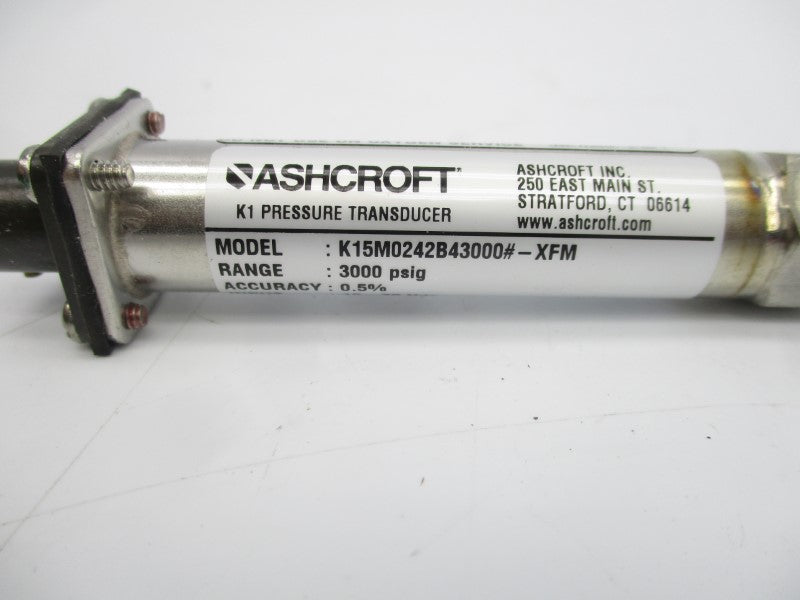 ASHCROFT K1-5-M02-42-B4-XFM 10-30VDC 3000PSI NSMP