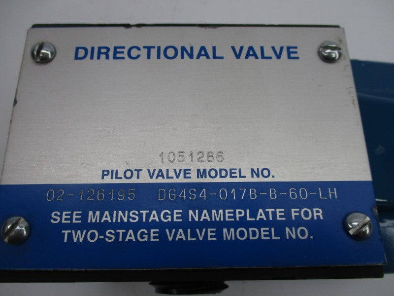 VALVE DG4S4-017B-B-60-LH 02-126195 110/120V .85A NSNP