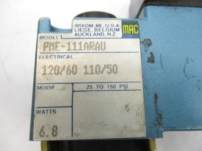 MAC PME-111ARAU 110/120V 25-150PSI UNMP