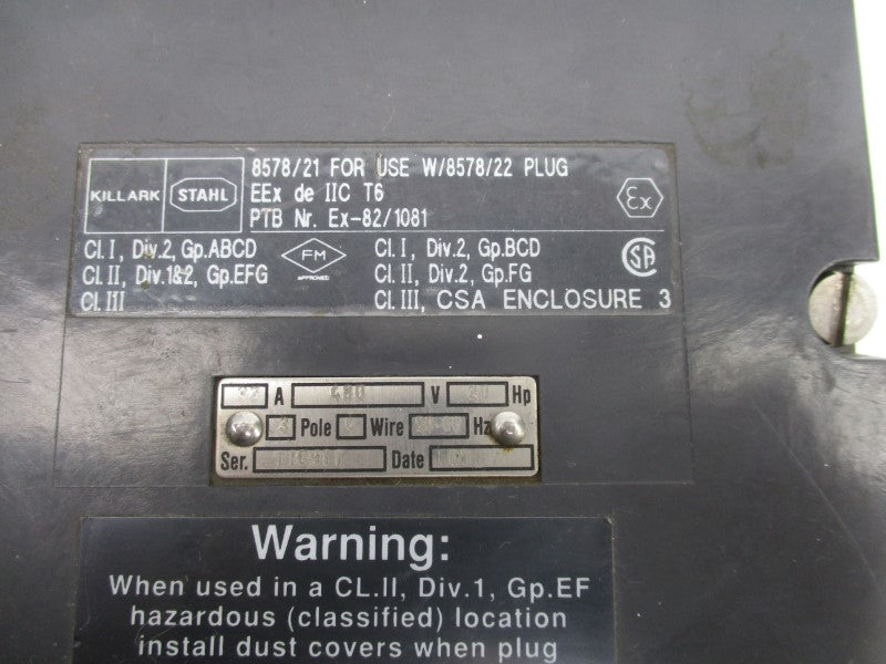 KILLARK 8578/21 480V 32A UNMP