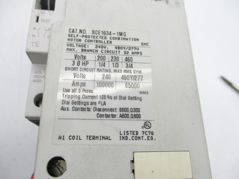 SIEMENS SCE1634-1MG 110/120V UNMP