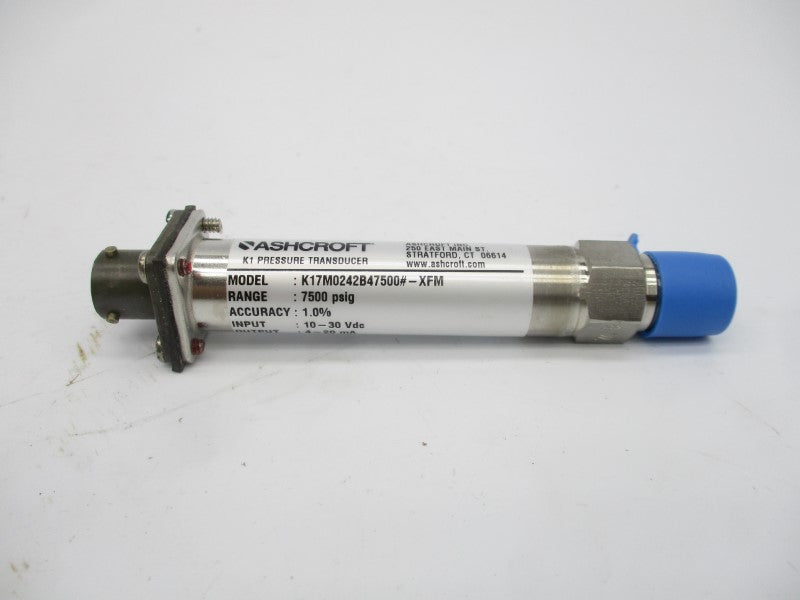ASHCROFT K1-7-M02-42-B4-XFM 10-30VDC 7500PSI NSMP