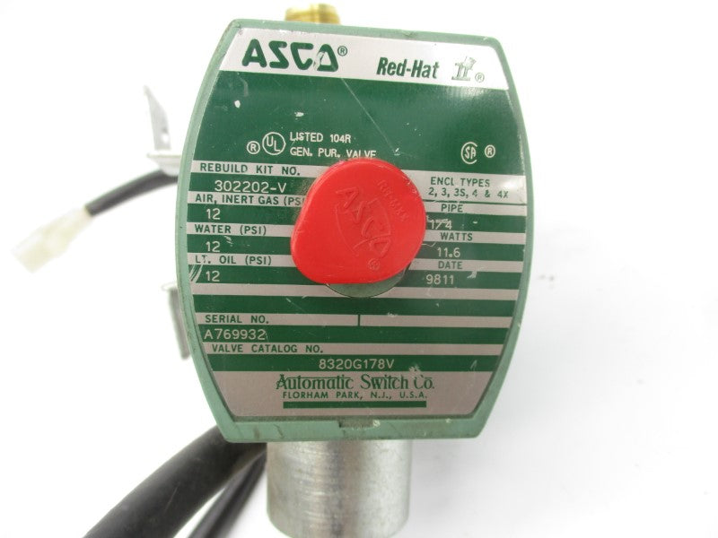 ASCO 8320G178V 24VDC 12PSI UNMP