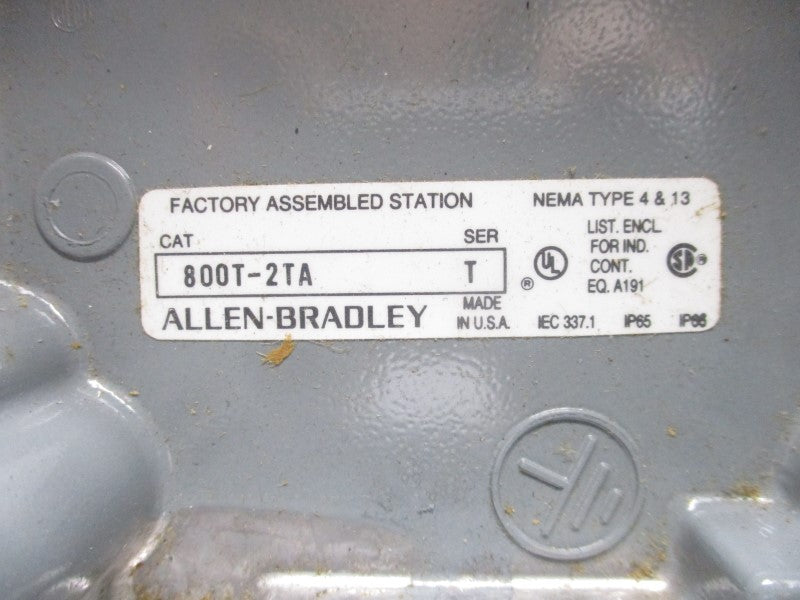 ALLEN BRADLEY 800T-2TA SER. T (AS PICTURED1) NSNP