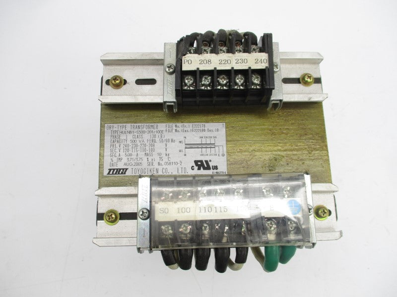 TOYOGIKEN HULNB1-S500-201/100E 208-240V UNMP