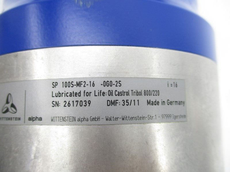 WITTENSTEIN SP100S-MF2-16-0G0-2S NSNP