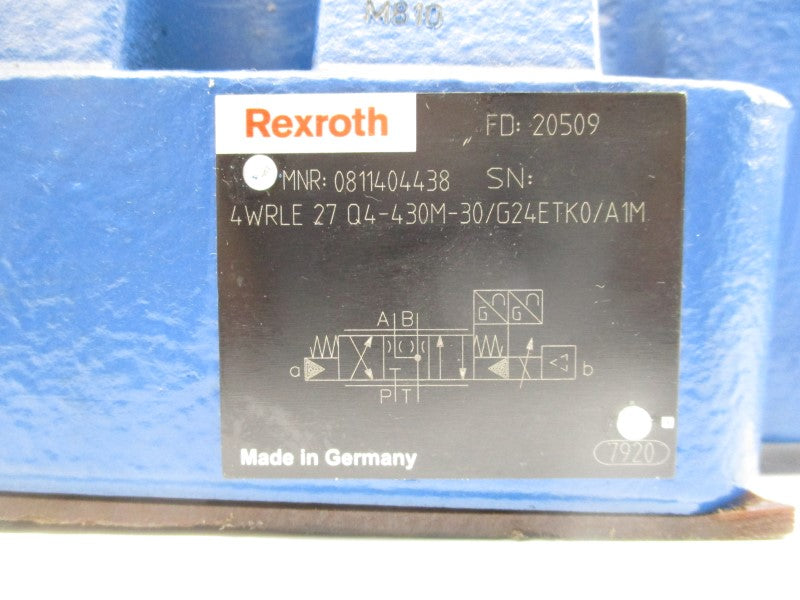 REXROTH 4WRLE27Q4-430M-30/G24ETK0/A1M 0811404438 24V 2.5A NSNP