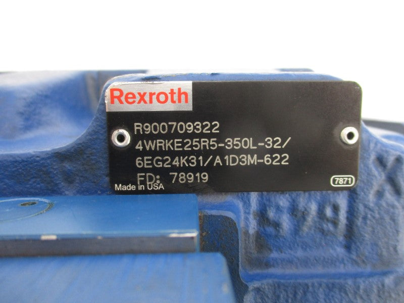 REXROTH 4WRKE25R5-350L-32/6EG24K31/A1D3M-622 R900709322 24V UNMP