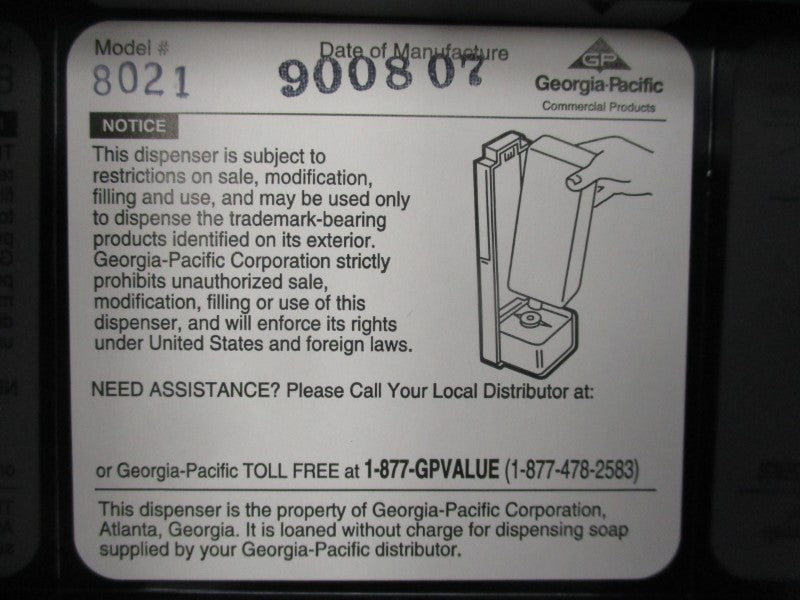 GEORGIA PACIFIC 8021 NSMP