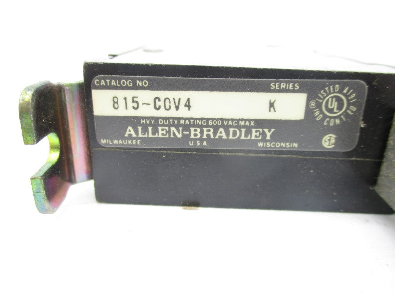 ALLEN BRADLEY 815-C0V4 SER. K NSMP