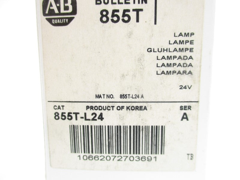 INDUSTRIAL SPARE PART 855T-L24 SER. A 24V (WH) NSMP