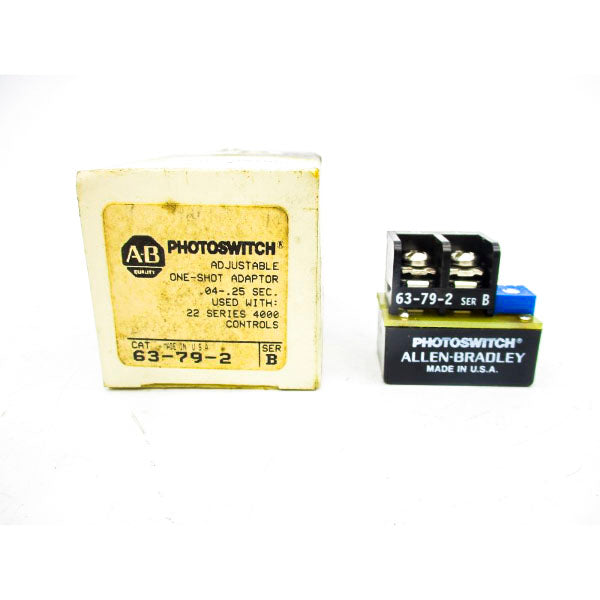 ALLEN BRADLEY 63-79-2 SER. B .04-.25S (BK/YL) NSMP