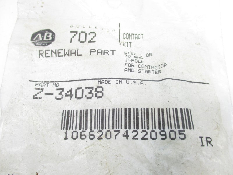 ALLEN BRADLEY Z-34038 30A NSMP