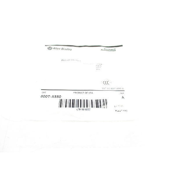 INDUSTRIAL SPARE PART 800T-X550 SER. A NSMP