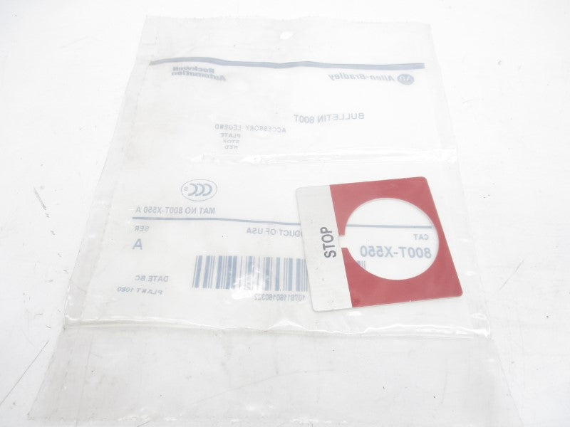 INDUSTRIAL SPARE PART 800T-X550 SER. A NSMP
