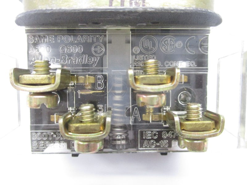 ALLEN BRADLEY 800T-D6JA SER. T NSNP