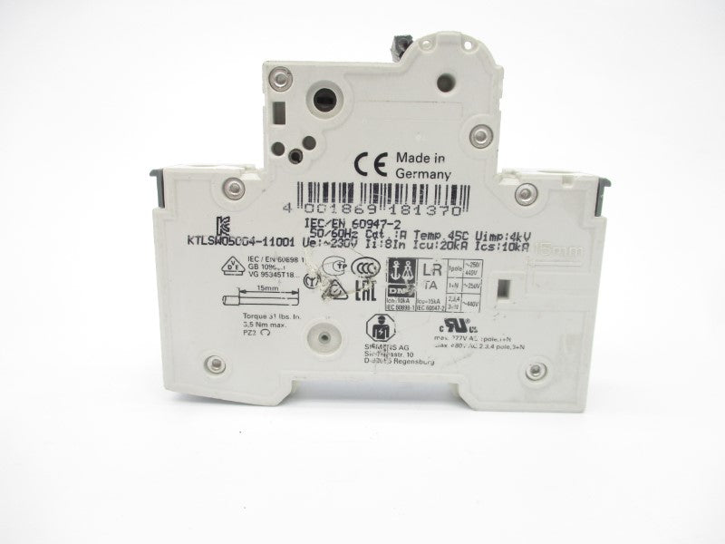 SIEMENS 5SY4110-7 230/400V 10A NSNP