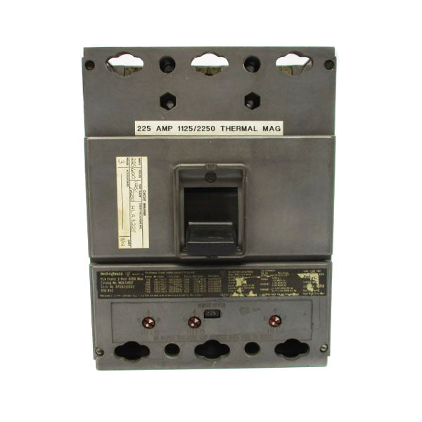 WESTINGHOUSE HLA3225 600VAC 225A UNMP