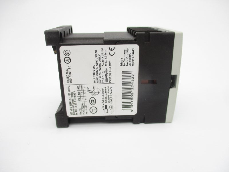 SIEMENS 3RH1131-1BB40 240VAC NSMP