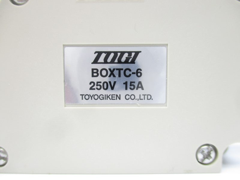TOYOGIKEN BOXTC-6 250V 15A NSMP