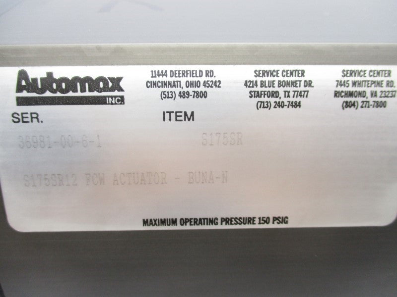 AUTOMAX S175SR S175SR12 150PSI UNMP