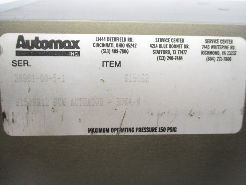 AUTOMAX S150SR S150SR12 150PSI UNMP