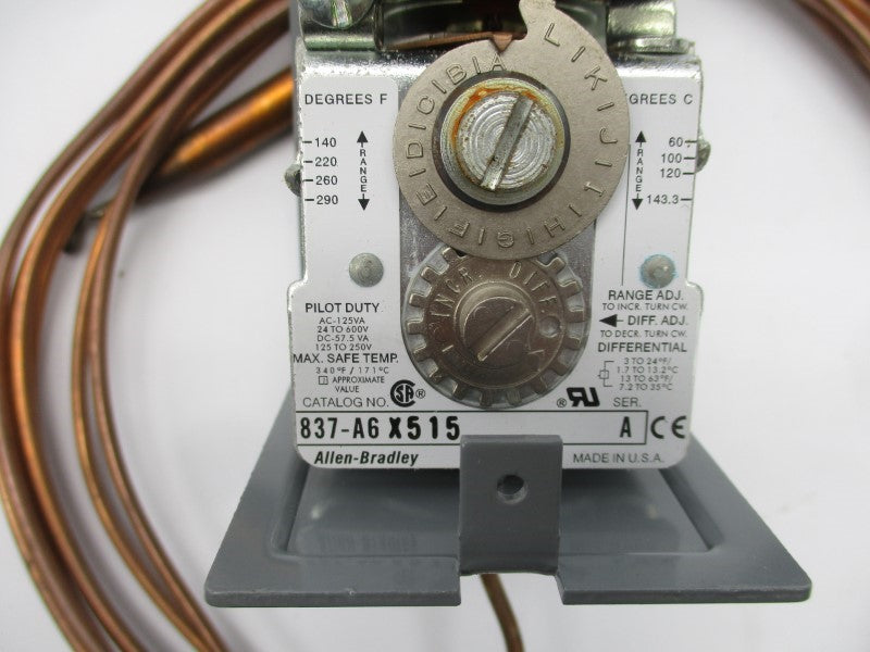 ALLEN BRADLEY 837-A6AX515 SER. A 24-600V 140-290F NSNP