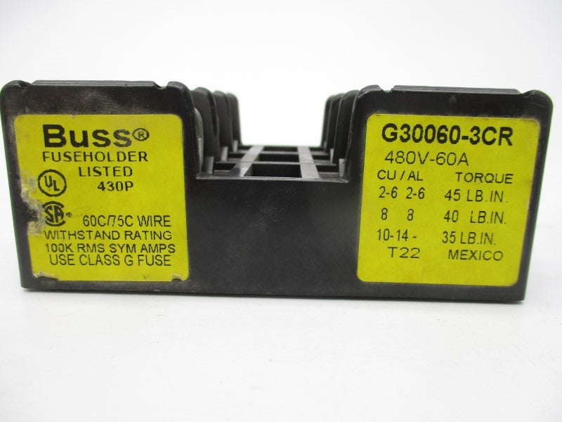 BUSSMAN G30060-3CR 480V 60A NSNP