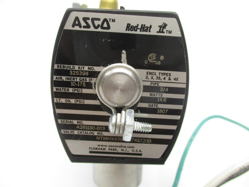 ASCO NTMHX8316G07427233 48VDC 10-175PSI NSNP