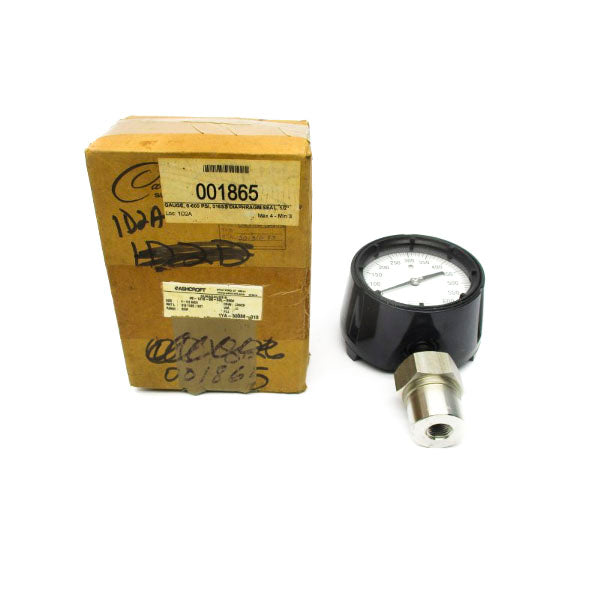 ASHCROFT 45-1279-88-02L-600# 0-600PSI NSMP