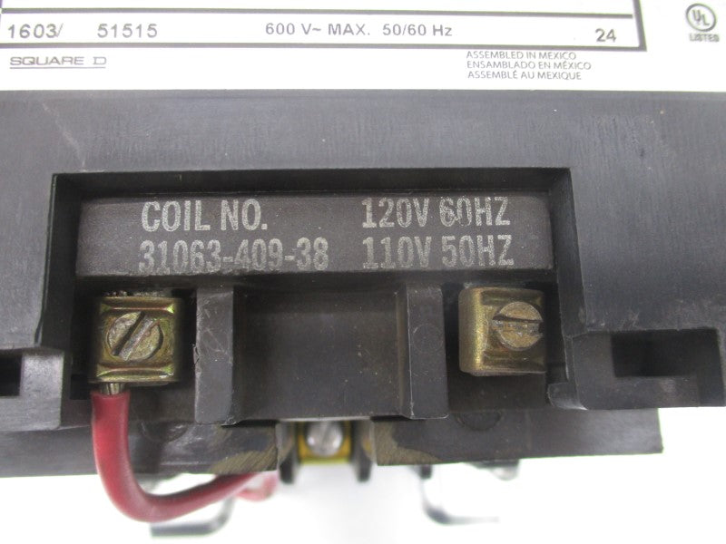 SQUARE D 8536SDO1S SER. A 110/120V (AS PICTURED) UNMP